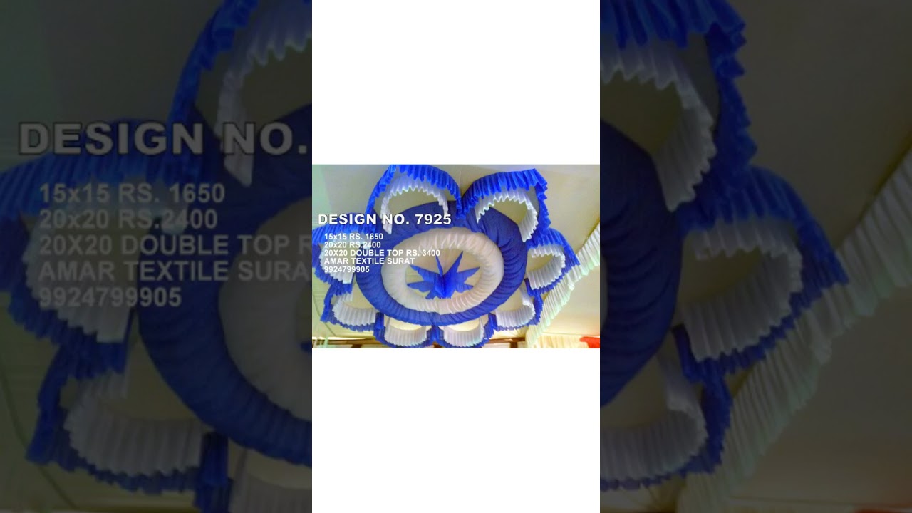 Elegant Ceiling Drapery for Weddings, Receptions & Luxury Events | AMAR TEXTILE 9924799905 CALL NOW