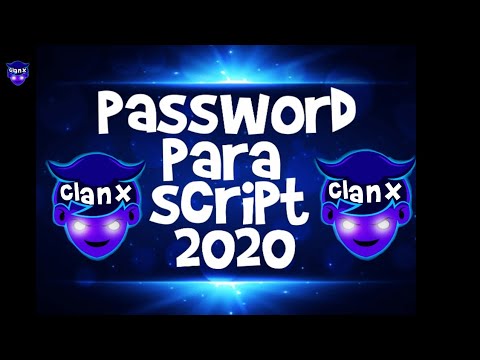 COMO PONER PASSWORD DE SEGURIDAD A NUESTRO SCRIPT