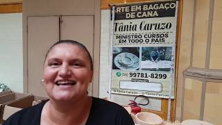 Tânia Caruzo Explica Processo de Artesanato com Bagaço da Cana de Açúcar