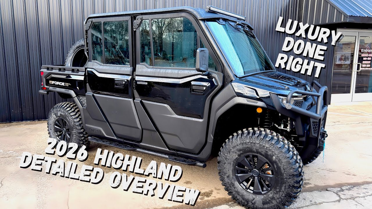 Обзор CFMOTO U10 Pro Highland XL 2026 года | Премиальный мотовездеход с системой отопления, венти...