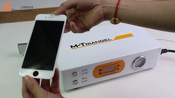 How to use M-Triangel M1 LCD Bubble Remover Machine for Cracked Mobile Phone Touch Screen