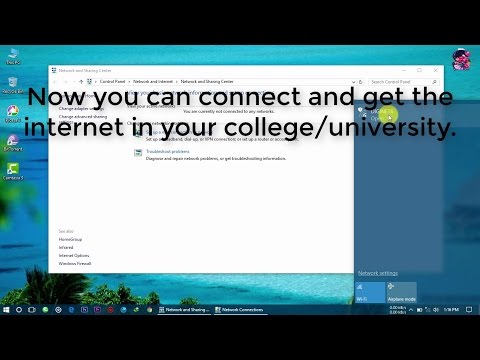 How to connect to a University/College Wifi with a static IP