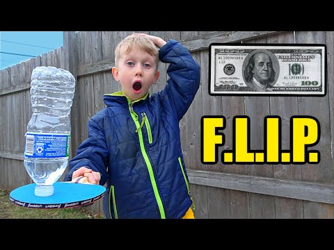 Game of Bottle Flip for $100 *FINALE* | Colin Amazing
