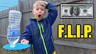 Game of Bottle Flip for $100 *FINALE* | Colin Amazing