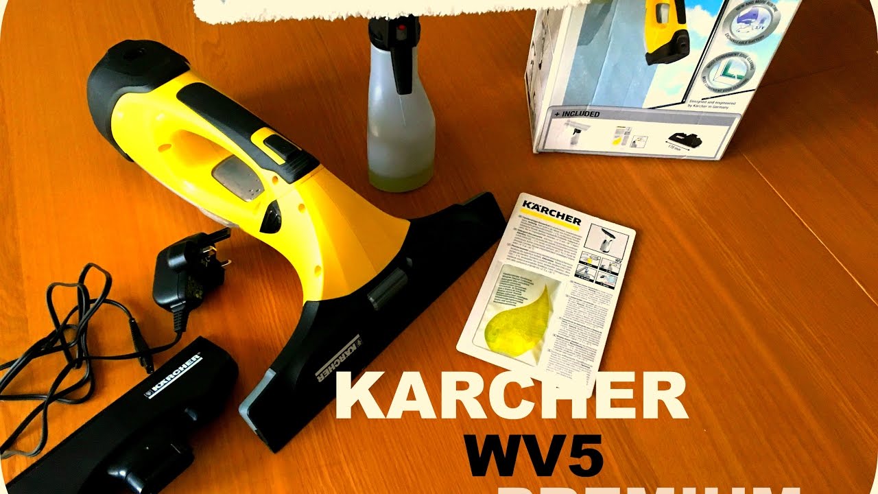 Te voet schapen krater Karcher WV5 Premium Window Vacuum Review - YouTube