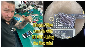 ADVANCED REPAIRS - iPHONE 7 PLUS NO WIFI - WIFI GREYED OUT - WIFI UNBIND WITHOUT TAKING OUT THE NAND