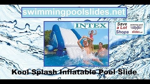 Kool Splash Inflatable Pool Water Slide by Intex - 58851EP