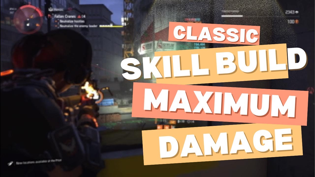 Classic SKILL build for MAXIMUM possible skill DMG in  the Division 2
