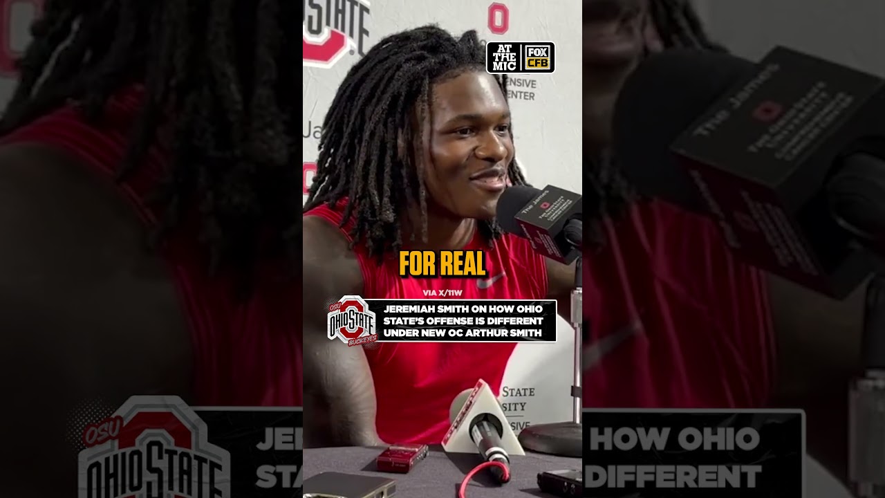 Safe to say Jeremiah Smith is ready for another dominant year with Ohio State #CFB #ohiostate