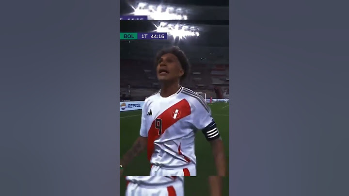 El gol de Paolo Guerrero. Perú vs Bolivia #eliminatorias