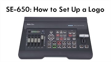 【How-To Tutorials】Set Up a Logo Using Luma or Linear Key with the SE-650 Switcher｜Datavideo