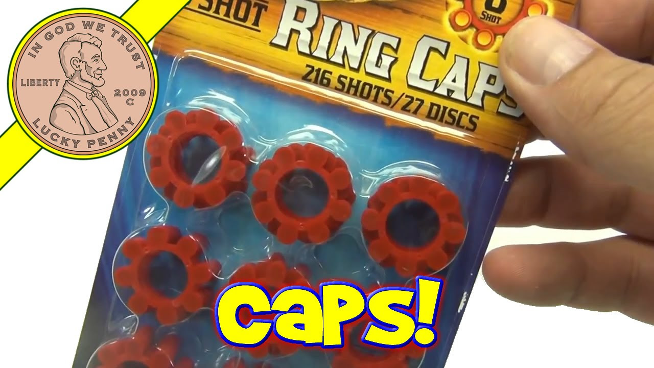 Cap Gun Ring Caps  Toy 8 Shot Plastic 007 Cap Gun with Orange Safety Tip 2011 Imperial