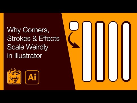 Why Corners, Strokes & Effects Scale Weirdly in Illustrator