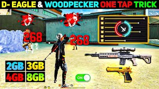 Desert Eagle Or Woodpecker Headshot Trick || Free Fire Mein Headshot Kaise Mare || Khuni Gamers screenshot 1