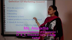 Marketing Research: Process & Methods in Hindi under E-Learning Program