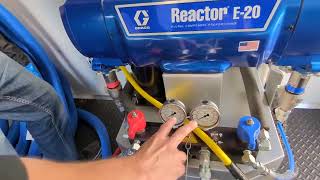 Graco E20 Rig w/ Diesel Generator (Startup & Shutdown)