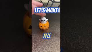 Pumpkin Ghost Fidget Clicker #bambulab #3dprinting #timelapse #halloween