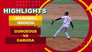 Highlights Liga Baseball Indonesia Seri 2 - Gorgeous  -  Garuda