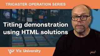 Titling demonstration using HTML solutions