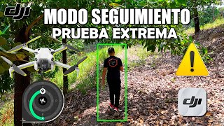 ⚠️DJI Mini 4 Pro PRUEBA Extrema del MODO SEGUIMIENTO ¿Se estrellará?