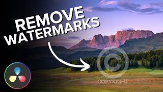 How to Remove Watermark From Video in DaVinci Resolve 18 screenshot 5