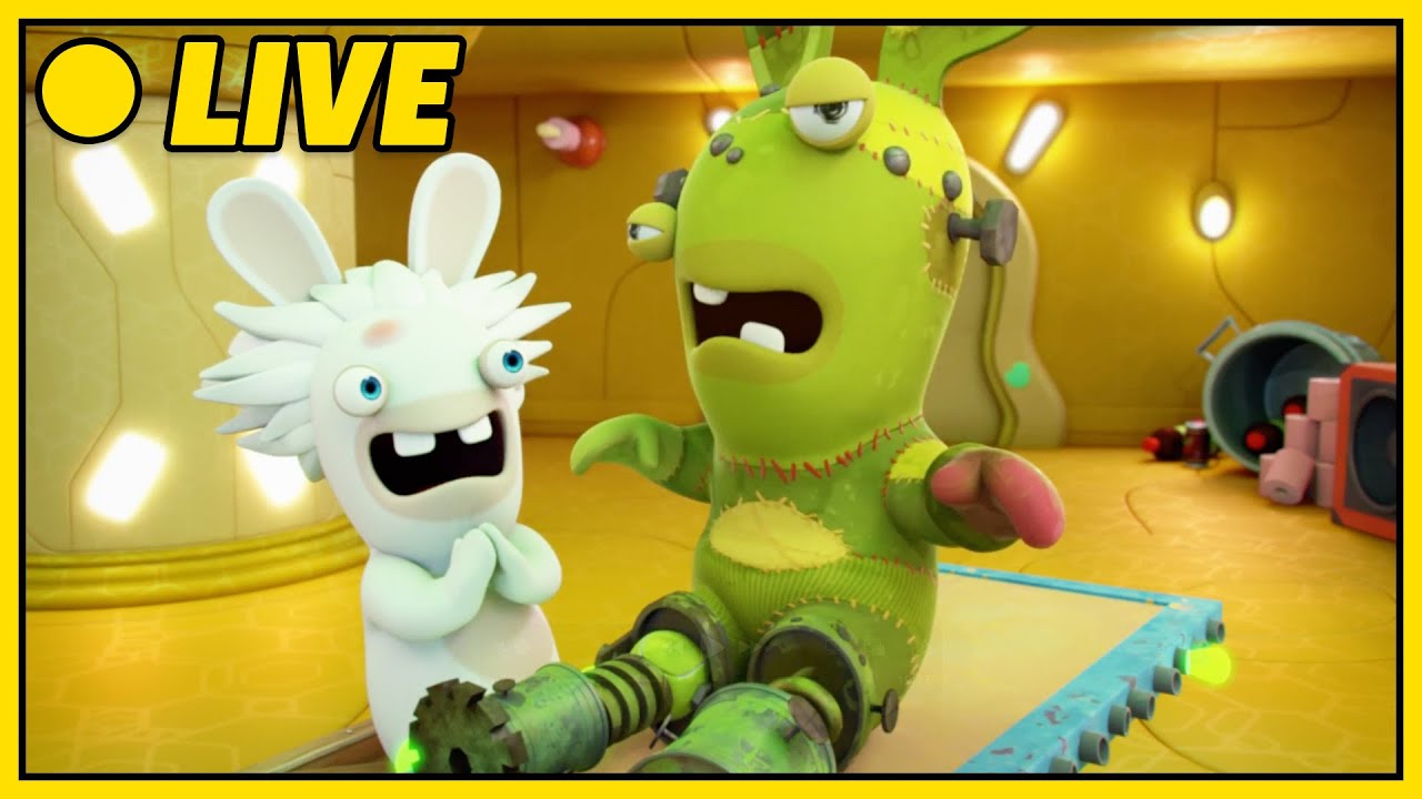 [LIVE 🔴] BWAAAH! Rabbids Turn Into Halloween Creatures 🐰 Rabbids ...