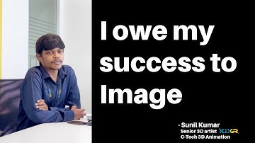 I owe my success to IMAGE - Sunil Kumar #imagecreativeeducation
