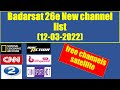 Badrsat 26e New Channels List Free Channels Satellite 12 03 2022 