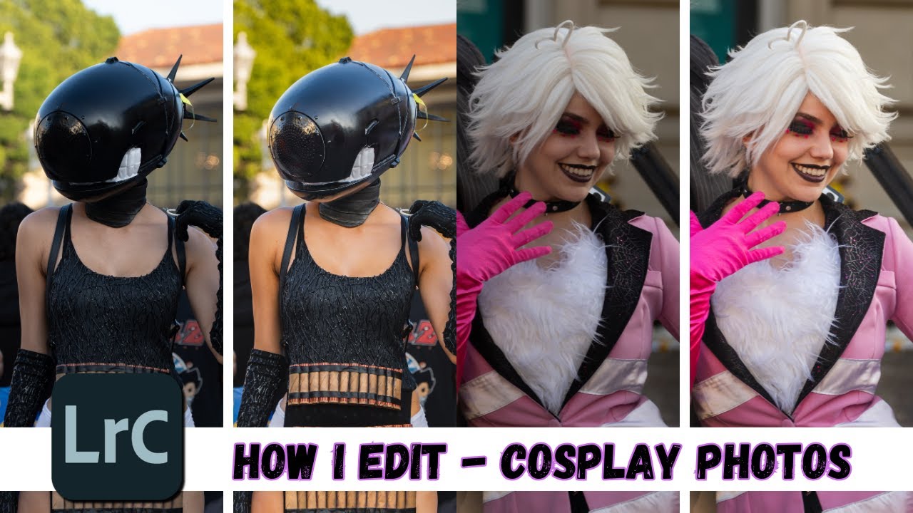 HOW I EDIT COSPLAY PHOTOS!!! Convention Photo Lightroom Classic Editing ...