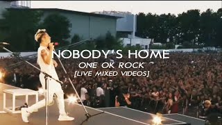 ONE OK ROCK - Nobody's Home ノーバディーズホーム [Live Mixed Videos] || English/Japanese Subtitle