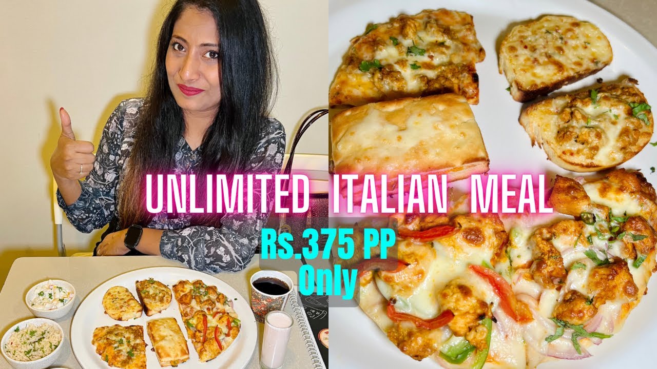 🍕Unlimited Non Veg Italian Meal @ just Rs.375| Pizzario| Dil Dosti Food ...