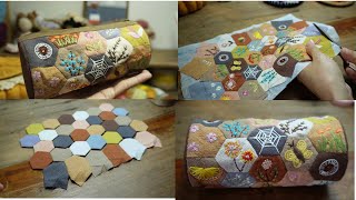 : Patchwork and Hand Embroidery Ideas: Sewing a Bag from Hexagons