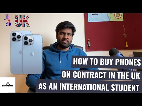 How to buy a mobile phone in UK in contract as an International student | My Iphone 13 Pro