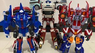 Tobot 로봇을 자동차 장난감으로 변신 Tobot GD Master Vi, CDRW Quatran, Maximus V Transform Robot To Vehicle Toys