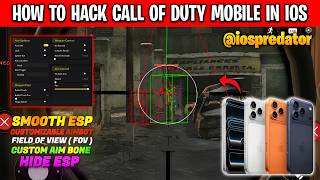 How To Hack Call of Duty Mobile in iOS Device | 100 % Antiban CODM iPhone Hack - Mod Menu Cheat