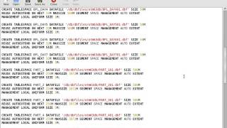OTM 6.3.6 Installation Guide (Oracle Linux 6.3) - Part 18 - Create OTM Tablespace