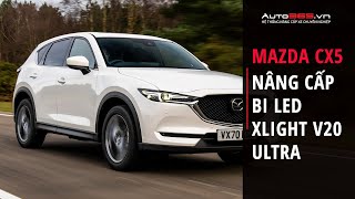 Mazda CX-5 độ bi LED X-Light V20 Ultra và mắt quỷ