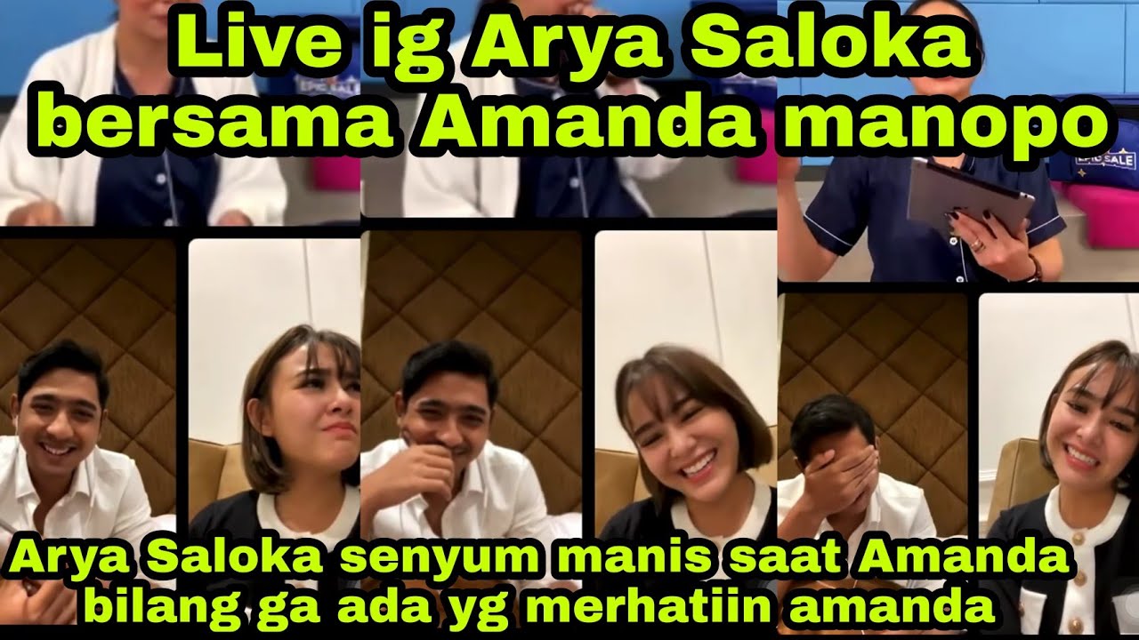 LIVE IG || ARYA SALOKA BERSAMA AMANDA MANOPO || DI TRAVELOKA