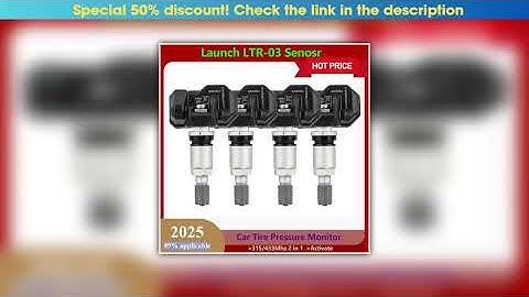 Exclusive Launch RF Sensor X431 LTR-03 RF05 315/433MHZ 2in1 Car Tpms Tire Pressure Sensor Repair  P