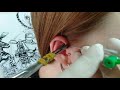 Forward helix piercing