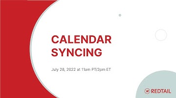Calendar Syncing