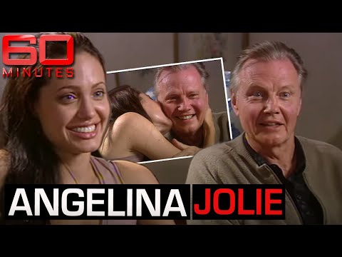 Angelina Jolie's dad makes a surprise appearance in her emotional interview | 60 Minutes Australia