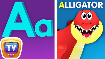 Phonics Song 3 with TWO Words - A for Alligator - ABC Song with Sounds - Toddler Learning Videos