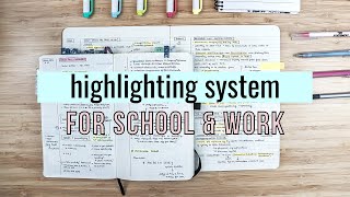 HIGHLIGHT for revision at school &amp; work | my colour-coding review system