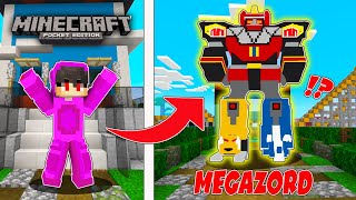 MEGAZORD vs VOLTRON in Minecraft!😲😲😲 |OMOCITY| Tagalog