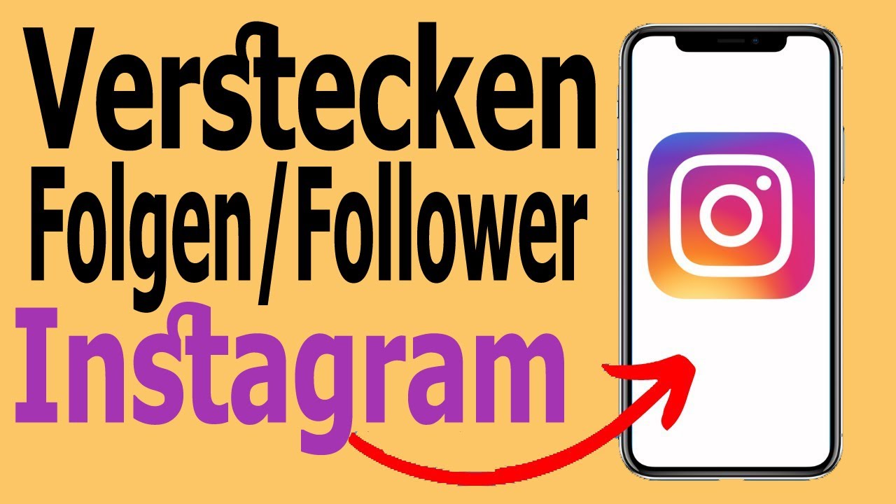 Instagram Konten Denen Ich Folge Verbergen So verbergen Sie Ihre Instagram-Follower- und Followerliste - YouTube