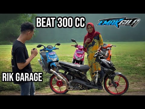 GILA INI BEAT 300 CC 🔥 #emakgila #rikgarage