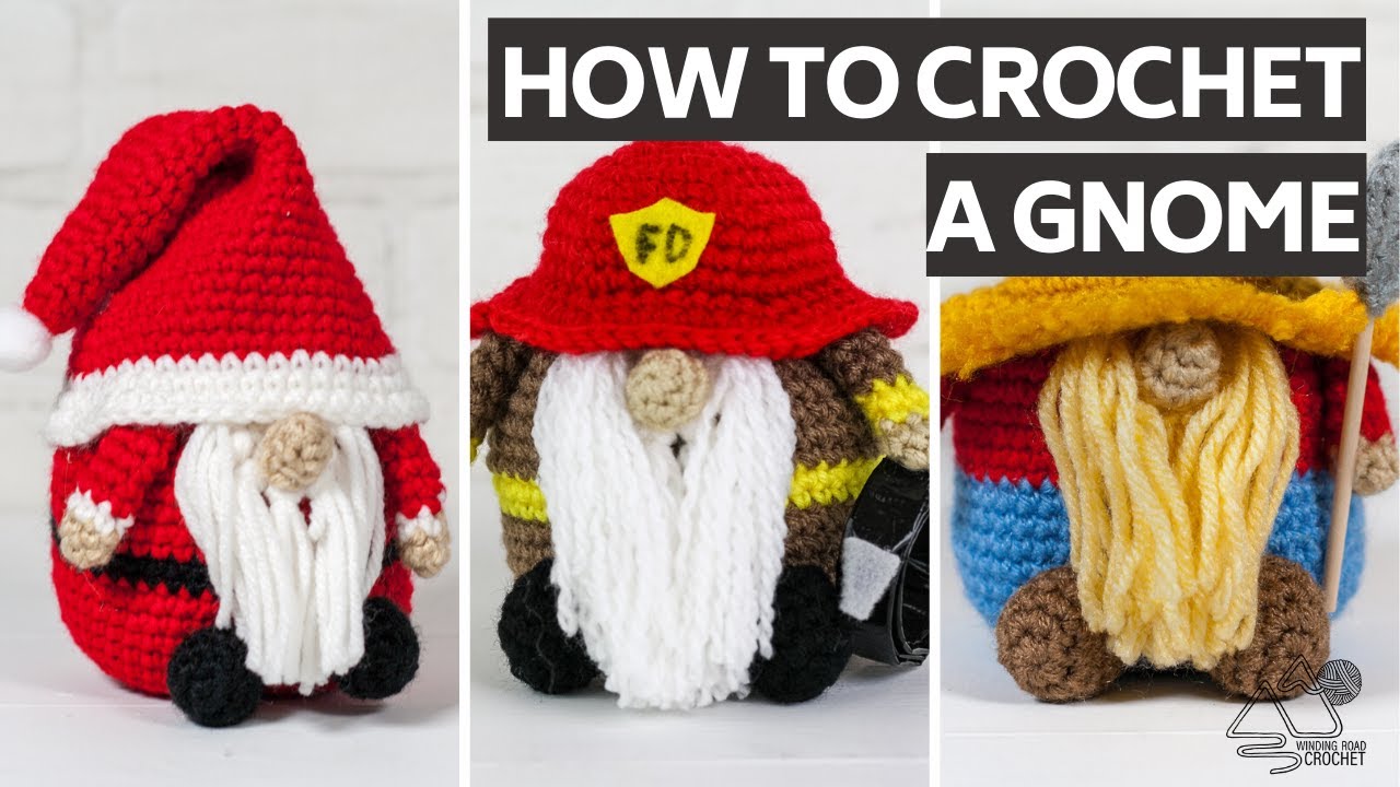 How to Crochet a Gnome Episode 2 Nose, Arms, Feet Amigurumi for