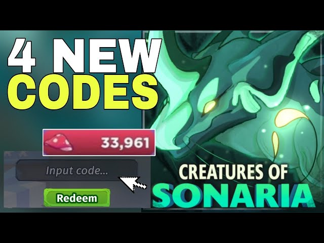 ⚠️NEW🎁 CREATURES OF SONARIA CODES 2023 NOVEMBER, CREATURES OF SONARIA  CODES