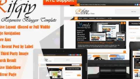 Rifqiy - Responsive Magazine/News Blogger Template